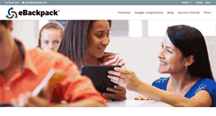 Desktop Screenshot of ebackpack.com